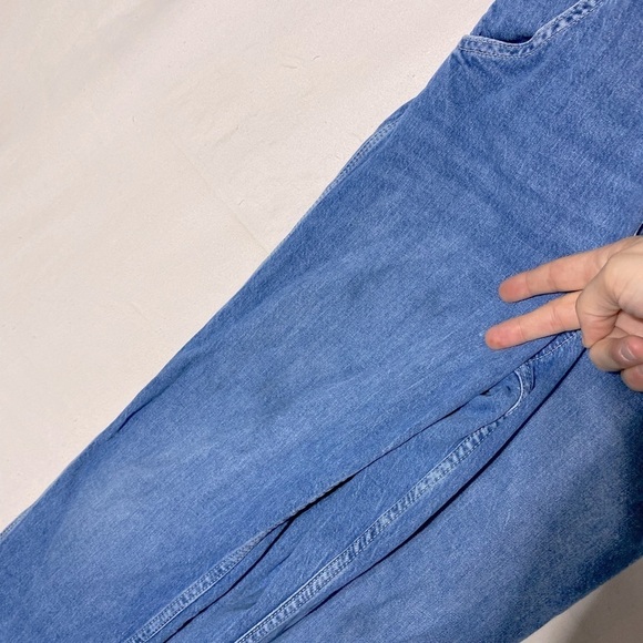 Lee & H&M Blue Denim Overalls 16 - Picture 9 of 15